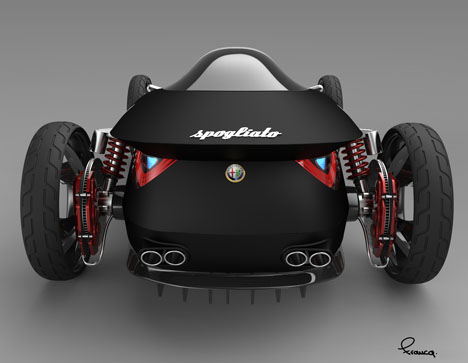 Alpha Romeo Spogliato Sports Car