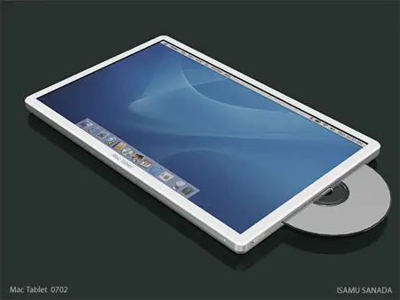 Apple Laptop on Apple Style Mac Tablet