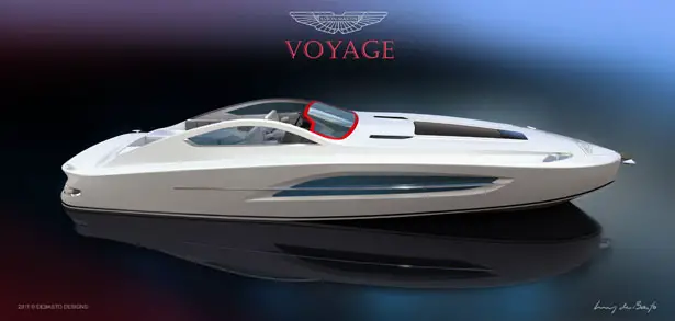Aston Martin Voyage Boat Concept by Luiz de Basto