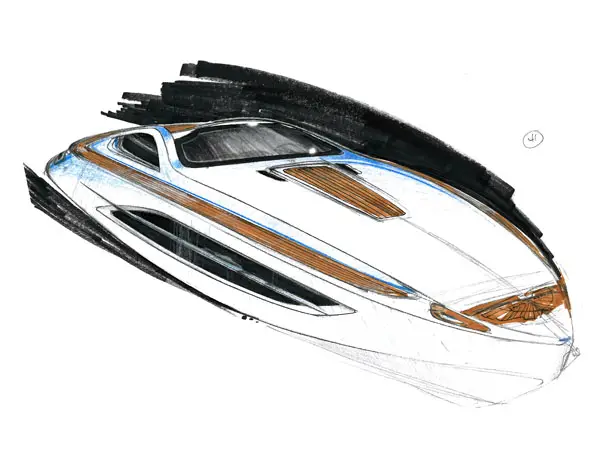 Aston Martin Voyage Boat Concept by Luiz de Basto