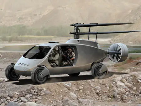Aircraft Design on Futuristic 4  4 Fly Drive Vehicle By Avx Aircraft Company   Tuvie