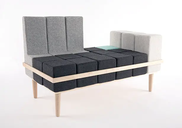 Bloc'd Sofa by Scott Jones