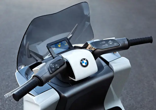 BMW Motorrad Concept E - BMW Electric Scooter