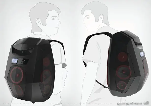 Boompack Boombox Backpack Concept By Massimo Battaglia Tuvie