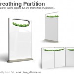 Breathing Partition for Natural Touch in Office Environment