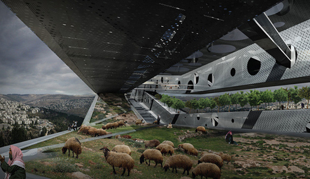 bridge design for israel and palestina