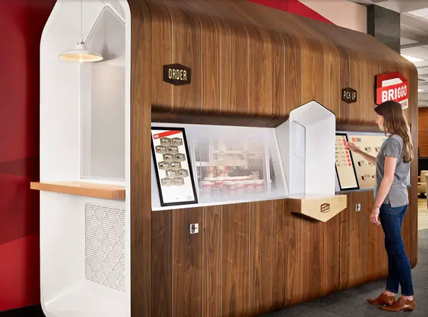 Briggo Coffee Haus Smart Kiosk by Yves Behar