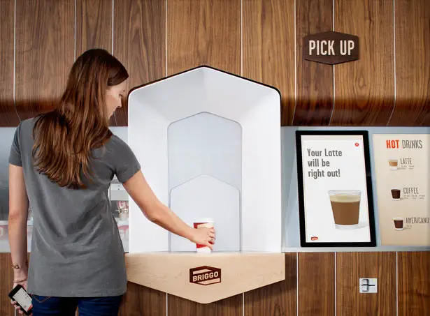 Briggo Coffee Haus Smart Kiosk by Yves Behar