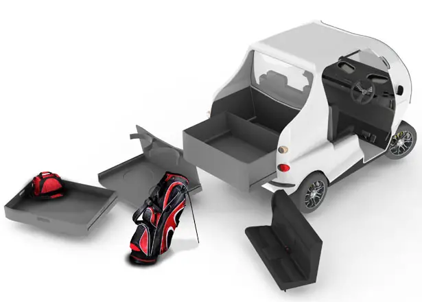 Bug-E Multipurpose Golf Cart