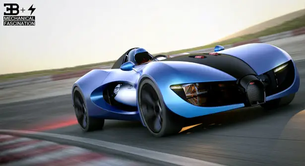 Bugatti Type Zero Concept by Devauze Marc, Anton Lawrence Victor, Emeric Baubant, Yaniss Tebaibi, and Geoffrey Texier