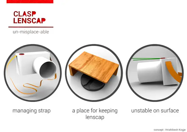 Clasp Lenscap Concept by Hrishikesh Kogje