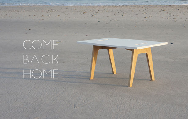 Come Back Home Table by Clément Brouillat