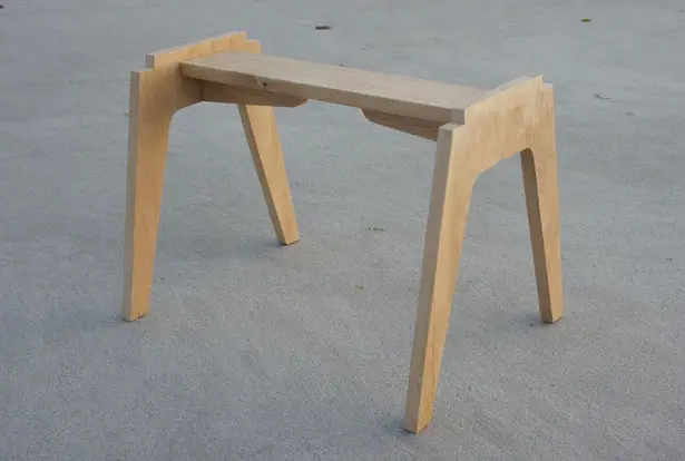 Come Back Home Table by Clément Brouillat