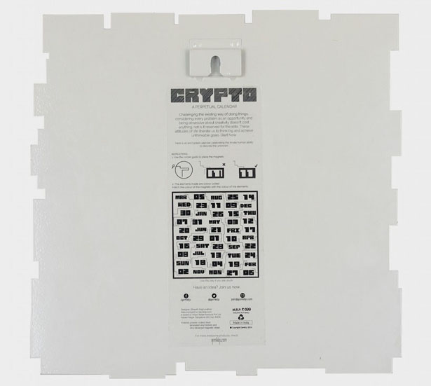 Crypto Mysterious Calendar by Gemklip Tuvie