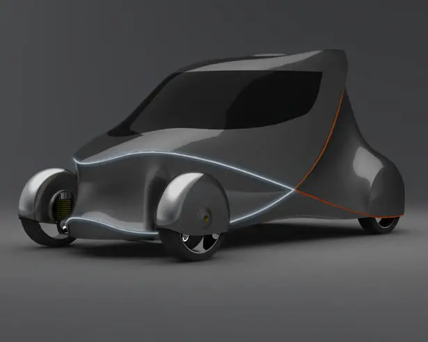 Cygo Electric Car concept by Daniel Rauch