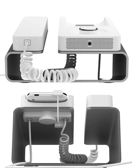 Desk Phone Dock Ensures Smarter Use Of Iphone By Featuring Stylish