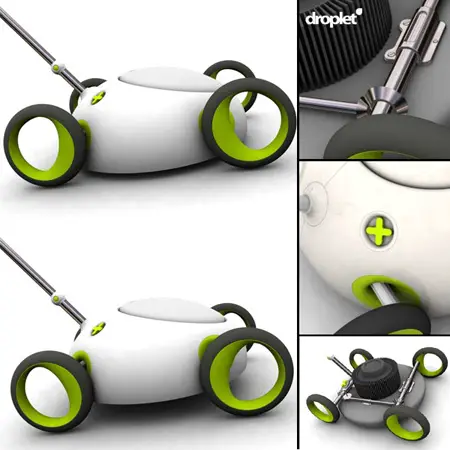 best lawn mower electric on Droplet Electric Lawnmower for Small Lawn | Tuvie