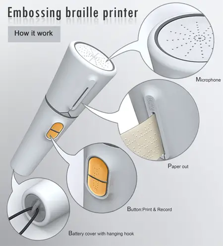 embossing braille printer