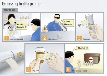 embossing braille printer