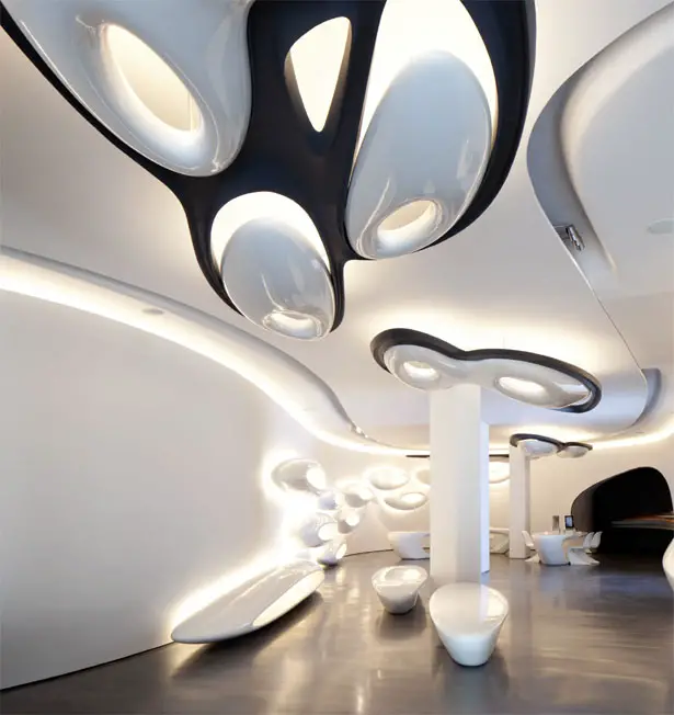 roca london gallery by zaha hadid architects