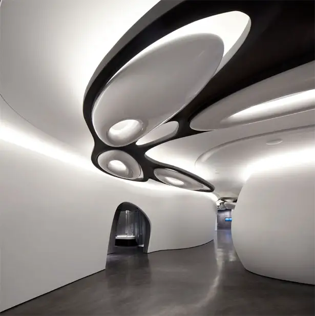 roca london gallery by zaha hadid architects