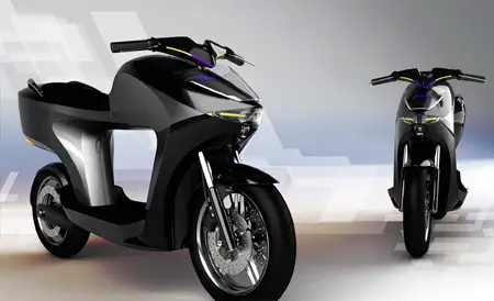 fuel cell scooter concept