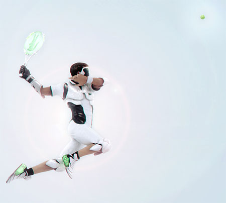 Futuristic Tennis Game in 2083 - Tuvie