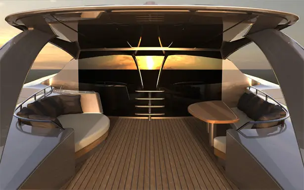 futuristic superyacht adastra by John Shuttleworth