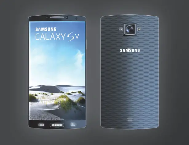 Samsung Galaxy S5 Concept Mobile Phone by Maël Oberkampf