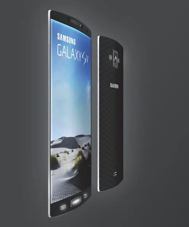 Samsung Galaxy S5 Concept Mobile Phone by Maël Oberkampf