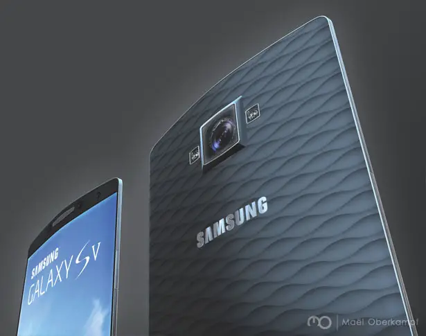 Samsung Galaxy S5 Concept Mobile Phone by Maël Oberkampf