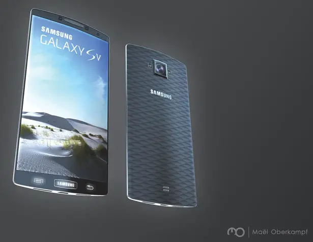 Samsung Galaxy S5 Concept Mobile Phone by Maël Oberkampf