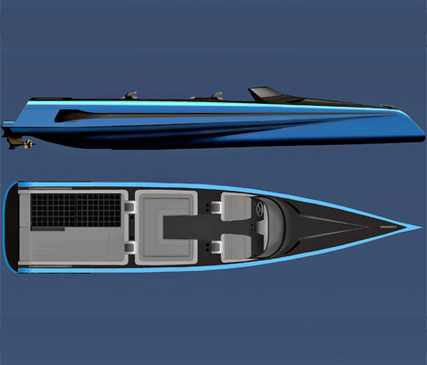 Carbon Fiber Speed Boat