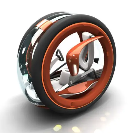 Wheels   on Hamster Wheel Futuristic Car Concept Jpg