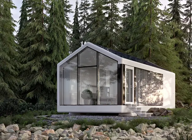 Haus Me 3d Printed Fully Self Sustainable Mobile House Is 100