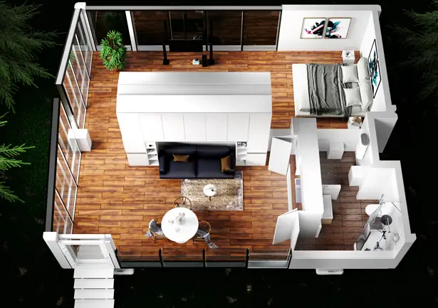 Haus Me 3d Printed Fully Self Sustainable Mobile House Is 100