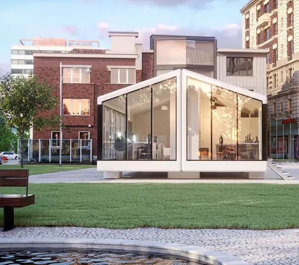 Haus Me 3d Printed Fully Self Sustainable Mobile House Is 100