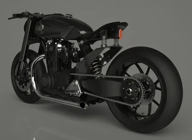 Heavyweight 1000cc Motorbike Concept Proposal for Royal Enfield by Manguesh Damania