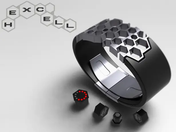 Hexcell Concept Watch by Peter Fletcher