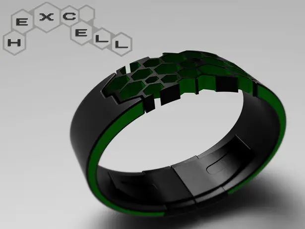 Hexcell Concept Watch by Peter Fletcher