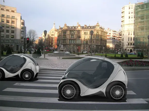 Hiriko Stackable Electric Citycar by MIT