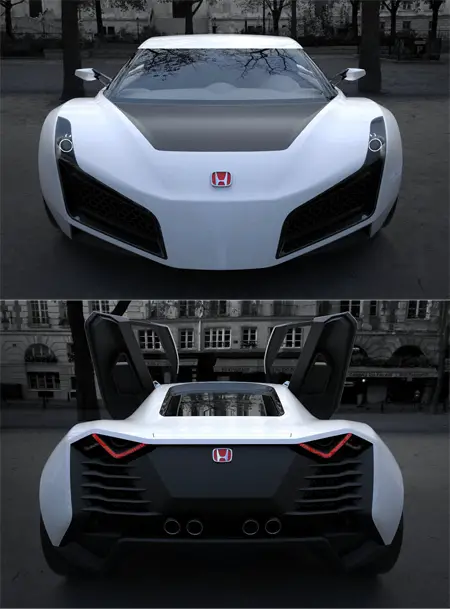 Honda RA-X Two Seater Concept Sportscar - Tuvie