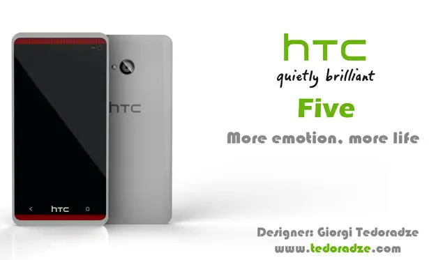 HTC 5 Concept Mobile Phone by Giorgi Tedoradze