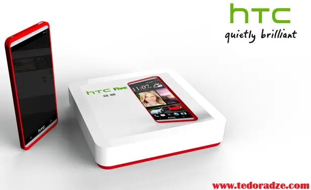 HTC 5 Concept Mobile Phone by Giorgi Tedoradze
