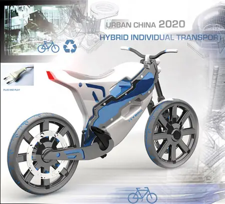 hybrid motorcycle for china in 2020