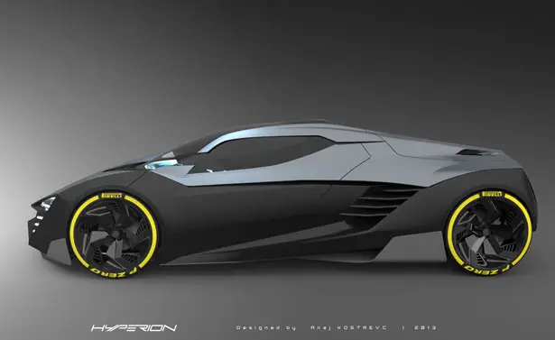 Hyperion Hybrid Supercar by Anej Kostrevc