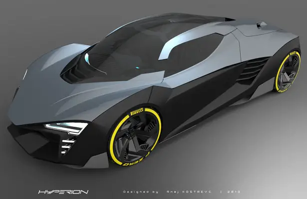 Hyperion Hybrid Supercar by Anej Kostrevc