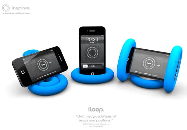 iLoop Phone Holder Doubles As Hand Grip Exercise Tool