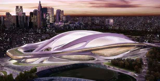 Japan National Stadium by Zaha Hadid Architects