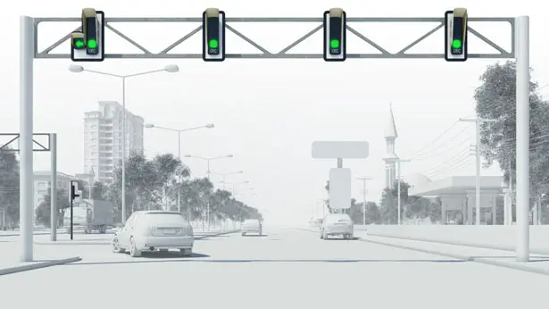 Kayserius Traffic Light by Art Lebedev Studio